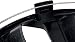 SPARCO SPC1373SVBK Tapacubos Sicilia, Plata/Negro, Set de 4, 13"