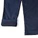 HILEELANG Boys Chino Pants 2 Pack, Cotton Stretch Pull-On School and Everyday Pants in Khaki and Navy with Elastic Waist and Pockets 1PC 4-5Y