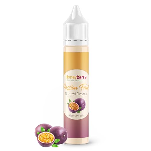 HONEYBERRY Arôme Alimentaire Naturel – Extraits Aromatiques Liquides Haute Concentration – Pour Pâtisserie, Desserts, Boissons & Cuisine – Sans...