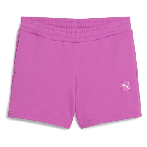 Short Puma Ess Script High-Waist 5" pour femme coloris wild berry