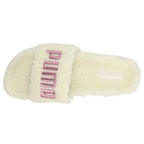 PUMA Womens Leadcat 2.0 Sherpa Slide Sneakers Shoes Casual - Pink, White4