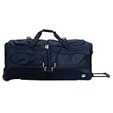 Rockland Luggage 36 Inch Rolling Duffle Bag, Black, Large