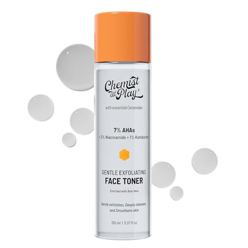 The INKEY List Ácido Glicólico 10% 100 ml 34 Chemist At Play Tónico facial de ácido glicólico para una exfoliación suave e hidratación de la piel | Formulado con 7% AHA, 3% niacinamida y 1% kombucha | 150 ml