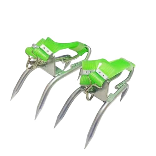 CJFNDFA Tree Climbing Spikes - Anti-Slip Cat Claw Shoes Set for Outdoor Climbing, Coconut Picking & Hunting Observation, Professional Grade Arborist Gear (Easy Strap-On)