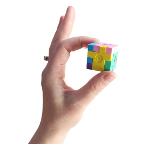 Zugar Land PUXER Colorful 1.125 Inch Puzzle Cube Erasers (12 Pack) 1.125". Fidget Fun Rubber Erasers. Game Time Home School Work Incentive thumb #6