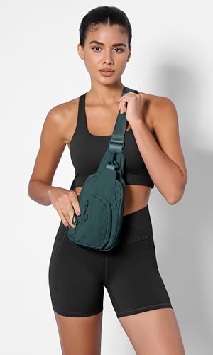 Image of ODODOS Sling Bag with Adjustable Straps Crossbody Chest Bag Lightweight Backpack for Casual Traveling Hiking