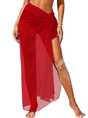 Image of CHICGAL Sarong Wraps Swimsuit Coverup for Women Bathing Suit Cover Up Summer Bikini Beach Swimwear 2026