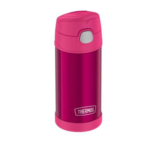 THERMOS kids FUNTAINER STRAW BOTTLE 0,35l, pink, Thermosflasche...