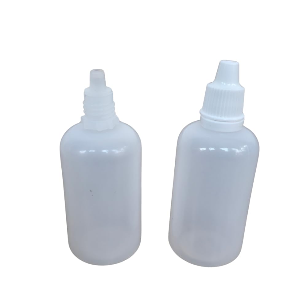 AANIJ® Plastic Dropper Bottle 30 ml LDPE Squeeze Bottle with Dropper Tip & Cap, Self sealing for Eye Drops Lab Liquid Leak Proof, Refillable Container for Liquid, Oil & Cosmetic Use Pack of (10)-image-3