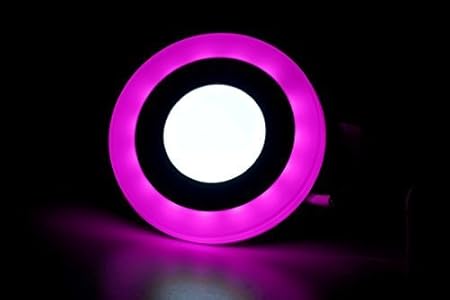 Citra 6W LED Round Pink Colour Panel Light Ceiling POP Down Indoor Light LED 3D Effect Lighting (Double Color) 2 Year Warranty