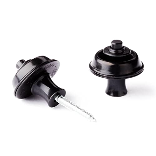 Dunlop SLS1103BK Straplok&reg; Original Strap Retainer System, Black