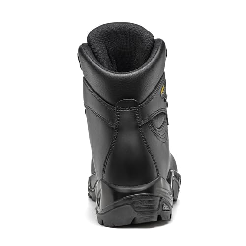 ASOLO Men's TPS 520 GV Evo Waterproof Round Toe Backpacking Boots – Full-Grain Leather Hiking Boots with Vibram Sole, Black, 134