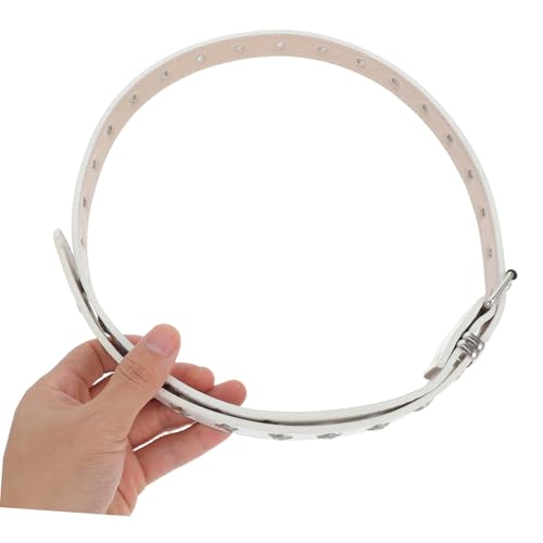 Punk Waist Belt Adjustable Hollow Star Design for Women Durable Pu Material with Buckle Grunge Outfits and Halloween Costumes4