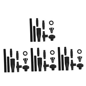 Milisten 4 Sätze Springbrunnenpumpen-Set mit Düsen