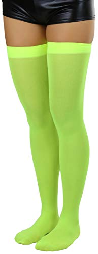 Image of ToBeInStyle Women's Nylon Thigh High Schoolgirl Opaque Stockings