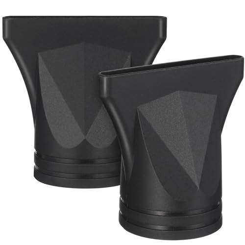 OFFSCH Embouts Diffuseurs Lot de 2 Pièces en Nylon Noirs pour Sèche-cheveux Résistants à Haute Température et Légers pour Coiffure et Mise Professionnelle