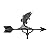 Montague Metal Products 32-Inch Weathervane with Swedish Iron Bass Ornament