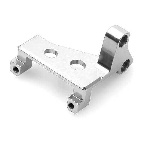 Support servo verrouillable TRX-4 boîte vitesses alliage aluminium argent pour RC 1/10