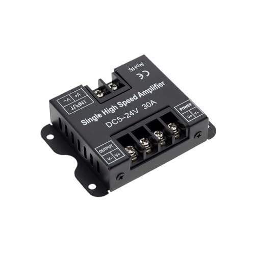 RGB+CCT high Speed Power Signal Amplifier 50A Data Signal Repeater 5CH Channel(30A for Single)