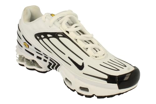 Nike Air Max Plus 3 Big Kids' Shoes (CD6871-001, Black/Chamois-Hyper Blue-White)4