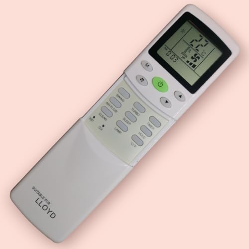 Image of Ac Remote Control Compatible For Lloyd Ac Remote /Lloyd Split Ac Remote /Lloyd Window Ac Remote (Model 17),White