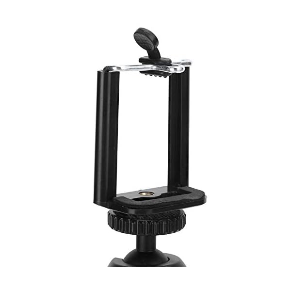 Lazimin Desktop-Stativ, 2‑in‑1 Integrierter Flexibler Handyhalter Kameraständerhalterung, Kompatibel für IOS… – Bild 8