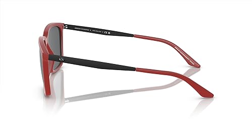 Image of Armani Exchange mens Ax4138s Rectangular Sunglasses
