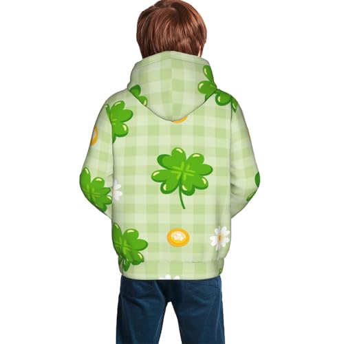 St Patrick's Day11 Kid Hoodies Boys Sweatshirts Girls Pullover with Pocket4