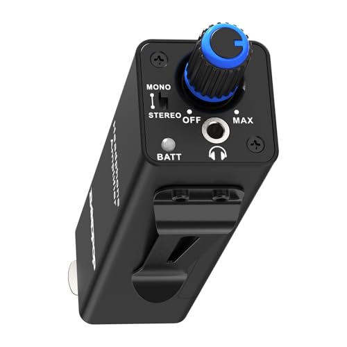 Bandpop P2 Portable In-Ear Monitor Amplifier with Mono/Stereo Switch, Personal IEM System for...