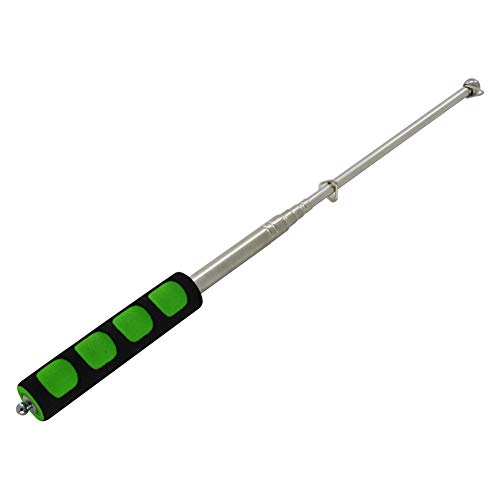 Image of Othmro 1Pcs Hollow Telescopic Teachers Pointer, Teaching Pointer Stick for Classroom, Metal Hand Retractable Pointer Extended Length 55.1 inch, Handheld Presenter Whiteboard Pointer (Green)