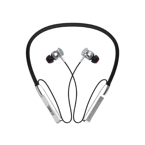3 idea Imagine Create Print Tessco EB-328 Wireless Bluetooth in Ear Neckband Headphone with Mic Wireless Stereo Headset – Silver
