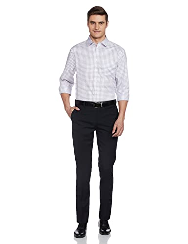 Image of Marks & Spencer Mens Solid Polyester Blend Collared Neck Regular Fit Easy Iron Shirt (Pack of 2)