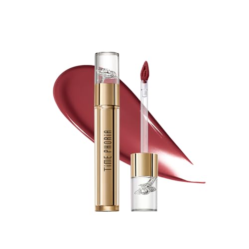 Image of Elixir Velvet-Shine Switching Lip Tint, 2-in-1 Velvet & Shine Rosy Pink Lip Cream, Hydrating Long Lasting Liquid Lipstick, Blurs Lip Lines, Lightweight Non-Sticky with Vitamin E 001 Fable