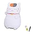 68x43cm Natsume's Book of Friends Peluches, Natsume Yuujinchou Nyanko Sensei Cat Plush Doll Figura de acción, Cute Soft Animals Cat Pillow