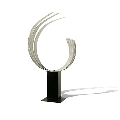 Statements2000 42" Large Indoor Outdoor Sculpture Decor Metal Statue By Jon Allen, Silver Triple C #TOP15