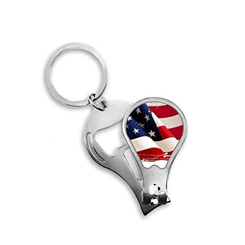 Coupe-ongles pour les pieds motif USA avec grand levier ergonomique