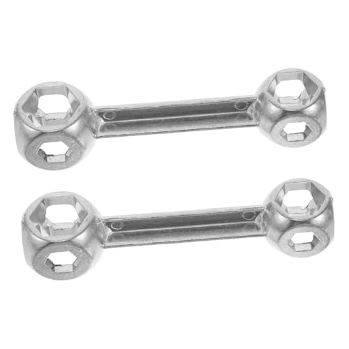 POPETPOP 2pcs Multi Functional Wrench for Mountain Bikes Motorcycles Lightweight Durable Tool for Professional Maintenance and Outdoor Repairs for Various Applications