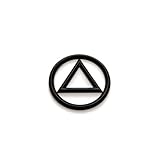 The Friend of Bill Car Badge Emblem in Matte Black – ABS Resin Composite, Chrome...