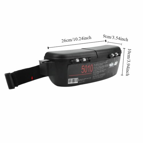 Fishing Tackle Box Waist Pack - Organizador de Pesca Multifuncional con Cinturón Ajustable para Anzuelos y Cebo, Almacenamiento Compacto para Pesca en Orilla y Vadeo miniatura 2