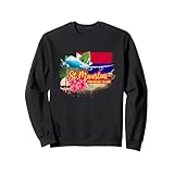 セントマーチンレトロカリブ海ヴィンテージアイランド飛行機のお土産 トレーナー