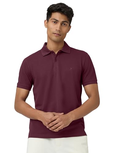 Image of XYXX Men's Nova 100% Combed Cotton Regular Fit Polo T-Shirt