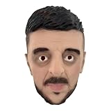 Gadluckki Zelensky Mask,Funny Novelty Presidential Mask, Halloween Realistic Latex Celebrity Costume Cosplay Headgear for Adult Old Man