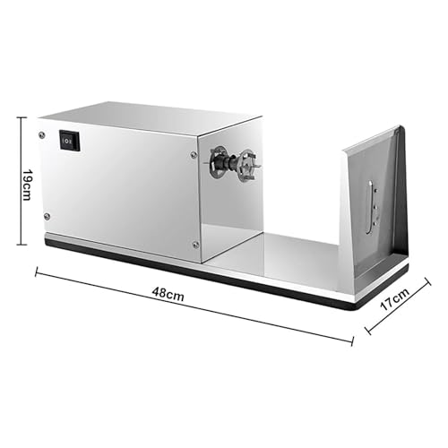Máquina eléctrica para cortar papas en espiral de acero inoxidable miniatura 5