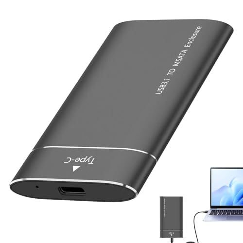 AOUZOVLI Externe Festplatten, USB External Hard Drive,1 Tb Externe Festplatte,Ultradünn und Tragbar,Ermöglicht Nahtlose Datenübertragung,Geeignet für Fernseher,Laptop,Kompatibel mit Windows(Schwarz)