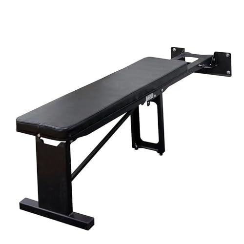 Wall Folding Large Flat Bench Recumbent Bench Dumbbell Bench Folding Storage Convenient Folding Rack Accessories Fitness Equipment