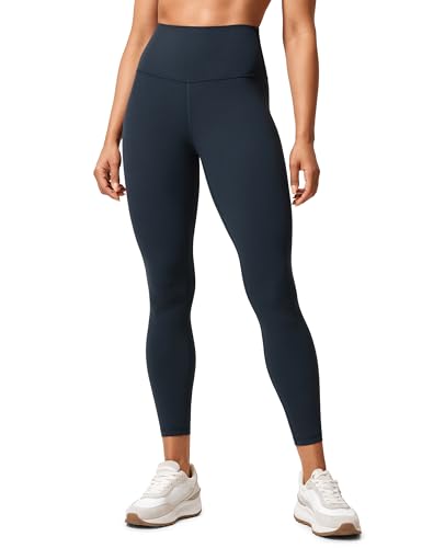 CRZ YOGA Womens Butterlift High Waisted Workout Leggings 25" - Pilates Gym Athletic Yoga Pants Buttery Soft True Navy X-Small