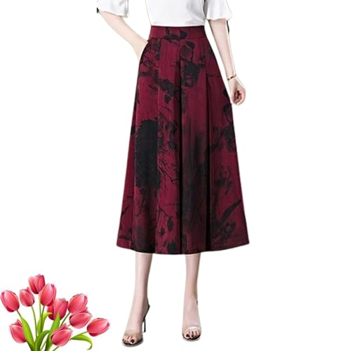 Tyracharm Culottes,Women's Elegant Chiffon Wide Leg Culottes,Tyracharm Culottes - Wide Leg Culottes for Women