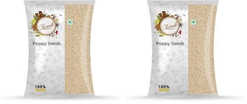 Image of Chounk Spices Natural Poppy Seeds 50 gm Artificial Colors and Preservatives Free | Khus Khus | Khas Khas | Posta Dana | Khaskhas | White | No Coating (Pack of 2)