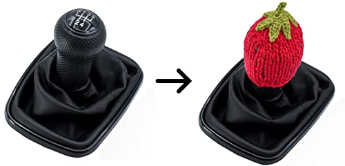Uswire Fruit Style Crochet Shift Knob Cover (Strawberry) #TOP1