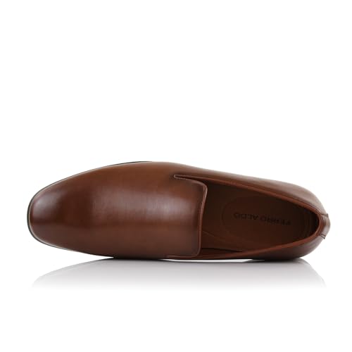 Image of Ferro Aldo Men's Dress Loafer Collection | Modern & Classic Slip-On Styles | Available in Suede, Woven, and Wholecut